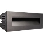 Deko Light 930478 Abdeckung Schwarz Rundung für Light Base III Outdoor kryt, hliník, (d x š x v) 250 x 90 x 24 mm, 1 ks