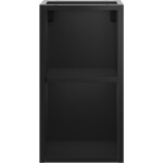 MEXEN - Box-A otevřená skříňka s policí 25, černá mat 91AX2-0250-470-0-71