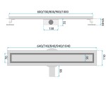 REA - Odtokový žlab Neox pro Titan 90 REA-G9154