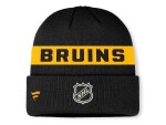 Fanatics Pánská zimní čepice Boston Bruins NHL Authentic Pro A/Cap Cuffed Beanie černá/žlutá