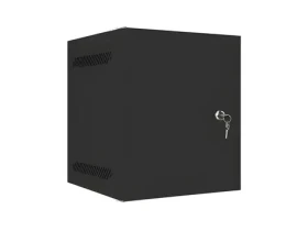 Lanberg WF10-2306-00B černá / Nástěnná skříň / 10" / 6U / 280×310 mm / kovové dveře / flat pack (WF10-2306-00B)