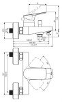 IDEAL STANDARD - Ceralife C Vanová baterie, chrom BE067AA