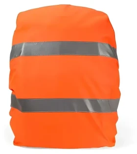 DICOTA Raincover HI-VIS oranžová / Pláštěnka na batoh / 25 l / do 320×455×220 mm / polyester / reflexní 3M pruhy (P20471-09)