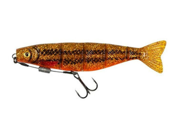 FOX Rage Gumová nástraha Pro Shad Jointed Loaded 14cm UV Goldie (NRR077)