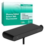 HANSGROHE - ShowerTablet Select Termostatická sprchová baterie, matná černá 13158670