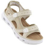 Pohodlné sandály na suchý zip Rieker W RKR691 beige 40