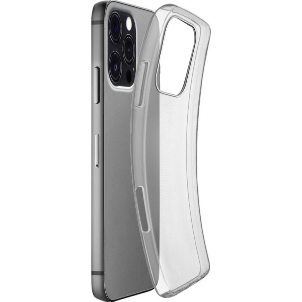 Cellularline Fine Case zadní kryt na mobil Apple iPhone 16 Pro Max transparentní odolné vůči nárazům FINECIPH16PRMT
