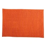 MSV Koupelnová předložka CHENILLE oranžová / Mikrovlákno / Protiskluzová / 40 x 60 cm