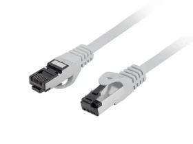 Lanberg CAT8.1 S/FTP 1,5m šedá / Patch kabel / RJ-45 / LSZH / 40 Gbit/s / Fluke (PCF8-10CU-0150-S)