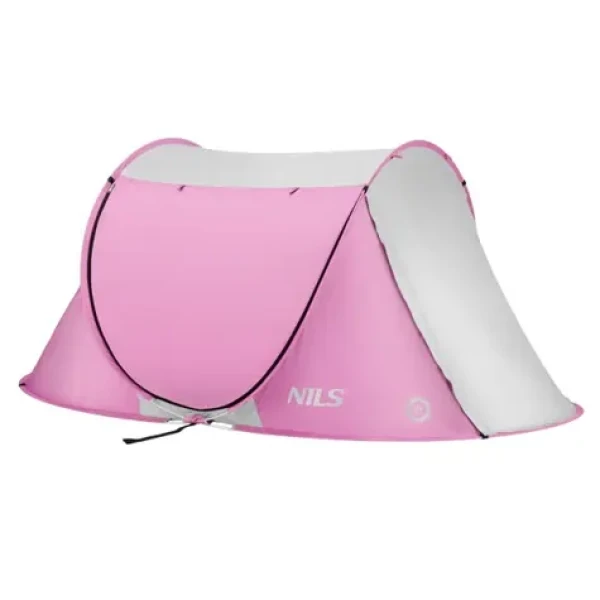 NILS Camp NC3043 růžový / Plážový stan / 220 x 120 x 95 cm (5907695523683)