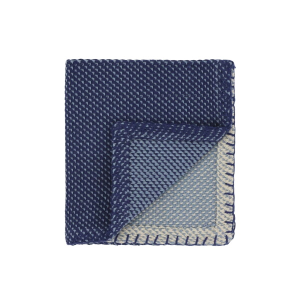 Chic Antique Bavlněný hadřík Ocean and Cream, modrá barva, textil
