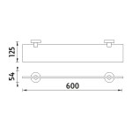 Nimco Unix chrom police 60 cm UN 13091B-60-26 UN 13091B-60-26