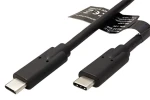 Roline USB-C(M) - USB-C(M) černá / Kabel / USB 20Gbps (3.2 Gen 2x2) / PD 100W / 1,5 m (11.02.9072)