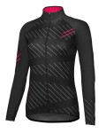 Dámský sportovní dres ETAPE GAIA, 2.0, černá/růžová (elastický materiál, velikost XXL)