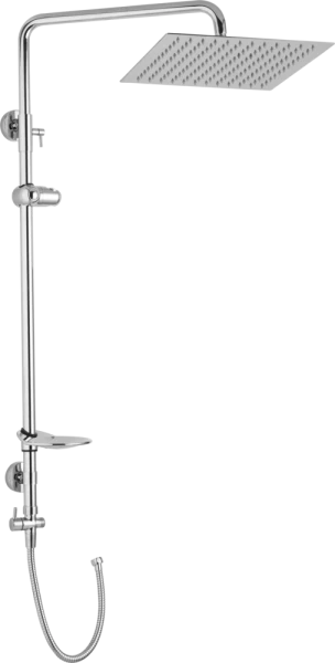 JB Sanitary Sprchová sestava pro dolní vývod, sprcha 30x30cm SS 21 21