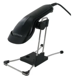 Opticon L-22X černá / snímač 1D a 2D čárových kódů / CMOS / USB+RS232 / stojánek (14009)