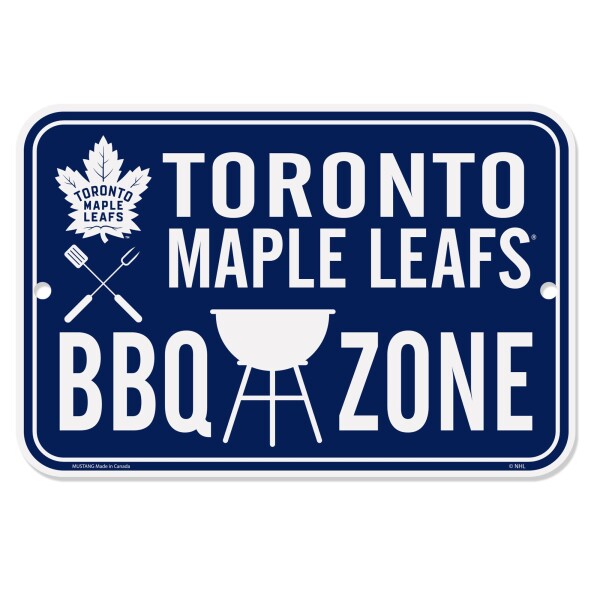 Mustang Cedule Toronto Maple Leafs NHL 10" x 15" BBQ Zone