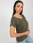 Dámská halenka TW BZ BL 1006.56 tmavá khaki