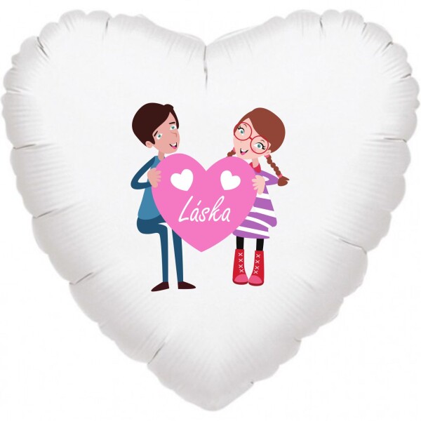 Láska balónek fóliový srdíčko balonky.cz Láska balónek fóliový srdíčko balonky.cz