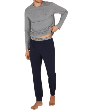Pánské pyžamo Emporio Armani EM000610 AF10776 šedá