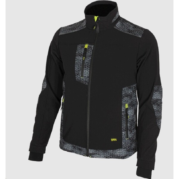 ProM Promacher Bennon Predator Black/Grey Pánská strečová pracovní bunda černo-šedá