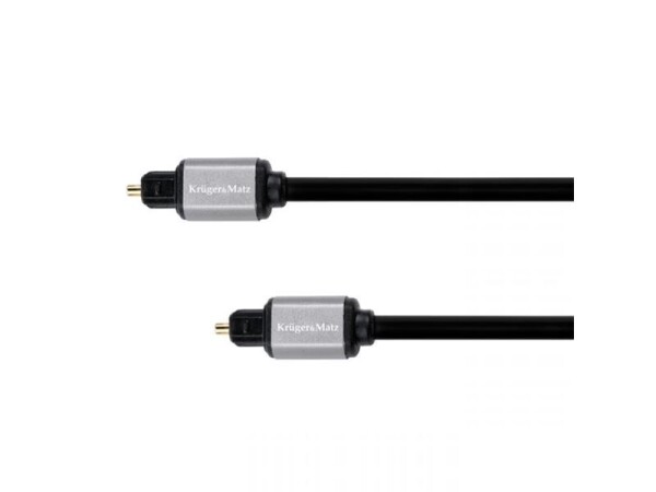 Kabel optický TOSLINK KRUGER & MATZ KM1225 Basic 5m - rozbaleno