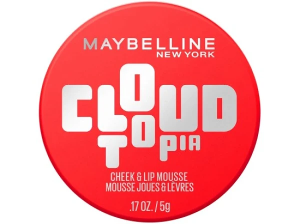 Maybelline New York Pěna na tváře a rty Cloudtopia Cheek & Lip Mousse Blush 03 Divine Crimson