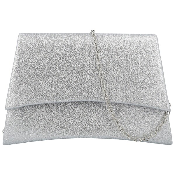 Módní dámské psaníčko Michelle Moon Roxi, stříbrné