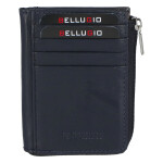 Kožená peněženka dokladovka Vincent, modrá