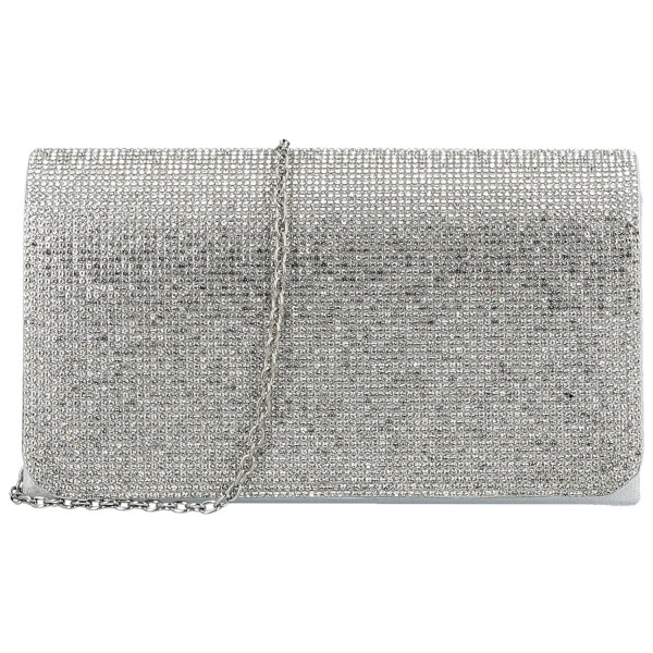 Módní dámské psaníčko Michelle Moon Rivex, stříbrné