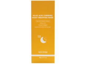 Mooyam Kojic Acid Turmeric Wrapping Mask noční slupovací maska s kurkumou 80 g