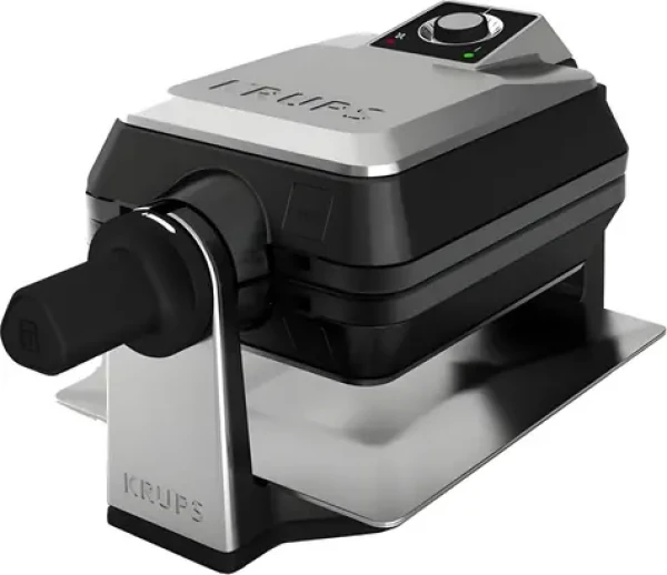 Krups Professional FDD95D černá / Vaflovač / nerezové tělo / otočná komora 180° / 1200 W (FDD 95D)