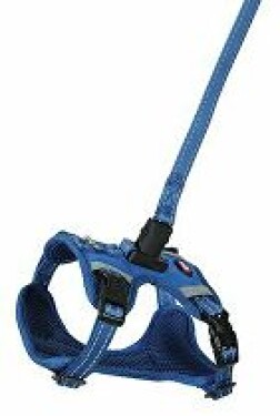 Postroj pes s vodítkem 2m CLIP&GO modrá S Zolux