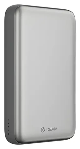 Devia Ultra12 šedá / Powerbanka / Bezdrátová / Magnetická / 10 000 mAh / PD 22,5W (6942297141834)