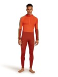 ICEBREAKER Mens 200 Oasis+ LS Half Zip Hood, Agate/Fervid/Seaglass/Cb (vzorek) velikost: M