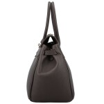 Luxusní dámská kožená kabelka do ruky Annalena, tmavě hnědá