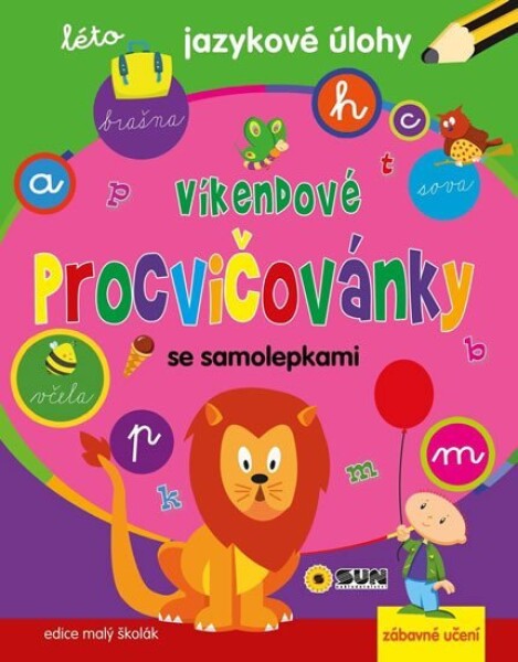 Jazykové úlohy - Víkendové procvičovánky se samolepkami