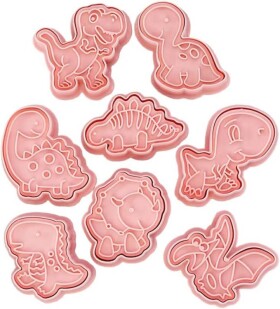 Dortisimo Plastové vypichovače Dinosauři 2 (8 ks)