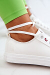 Low Leather Trainers Big Star JJ274007 White