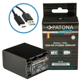 PATONA baterie pro foto Sony NP-FV100 / 3090mAh / Li-Ion / Platinum / USB-C nabíjení (PT1395)