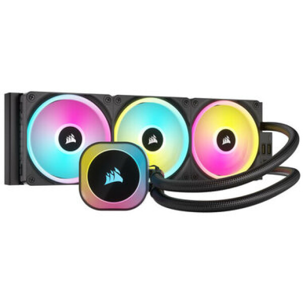 Corsair iCUE LINK H150i RGB černá / 3x 120mm / 37dB / 400-2400RPM / 63.1CFM / Intel + AMD (CW-9061003-WW)