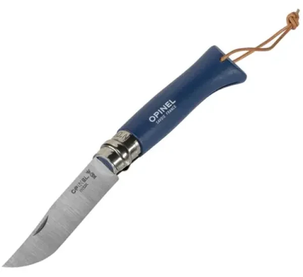 Opinel 1891 VRI N°08 Inox Adventurer 8 cm modrá / Kapesní nůž (3123840018916)