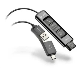Poly DA85 USB-A/C na QD Adaptér černá (786C7AA)