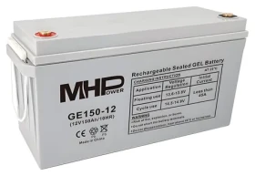 MHPower GE150-12 / Gelový akumulátor / GEL / 12V / 150Ah / T3-M8 / Deep Cycle (GE150-12)