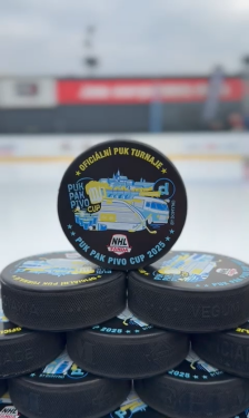 Fanda-NHL.cz Oficiální herní puk - PUK PAK PIVO CUP 2025