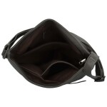 Stylová dámská koženková crossbody kabelka Herta, tmavě šedá