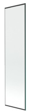 MEXEN - NEXT sklo k vanové zástěně 50x150 fix 6mm, černý rám 895-050-000-00-70