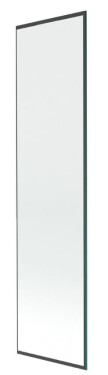 MEXEN - NEXT sklo k vanové zástěně 70x150 fix 6mm, černý rám 895-070-000-00-70