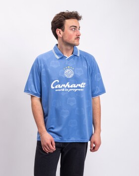Carhartt WIP S/S Terrace Football T-Shirt Heart Train Jacquard, Cura M