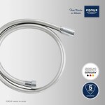 GROHE - Hadice Sprchová hadice VitalioFlex Silver Long-Life 1 m, chrom 22111000